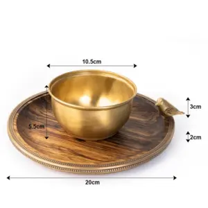ست پیاله و پیش دستی گلدکیش کد 829504