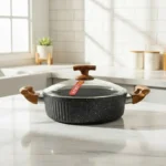 تابه دودسته دربدار چدن سایز 32 اویز Eviz مدل السا