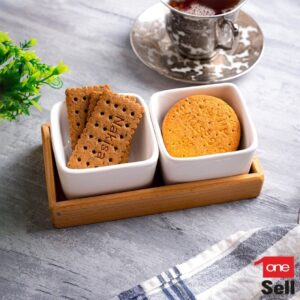 اردورخوری دوتایی زیره چوبی کائولین کد1101