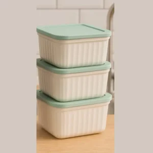 ظرف نگهدارنده مربع کاپریس بسته 3 عددی