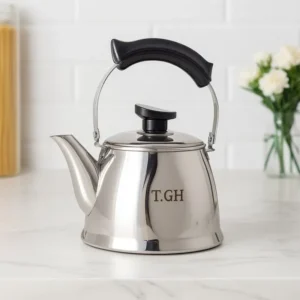 کتری استیل کف چدن لوله دار 2.5 لیتر قیطاسی کد 30206