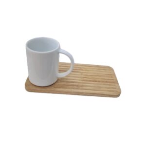 ست چایخوری تک نفره چوب سرامیک وانسل