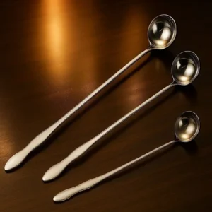 قاشق شربت خوری استیل یک عددی