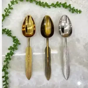 قاشق آجیل خوری طرح پر