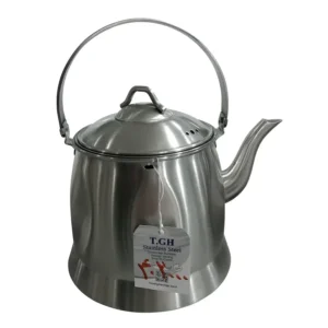 کتری استیل کف چدن لوله دار 3.5 لیتر قیطاسی کد 402000