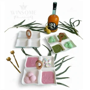 اردورخوری سرامیکی دسته چوبی وینسم کد 114