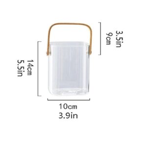 یخدان پیرکس دسته چوبی مربع بزرگ کد 108