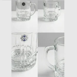 نیم لیوان شیشه ای دسته دار مدل اریک کد 299