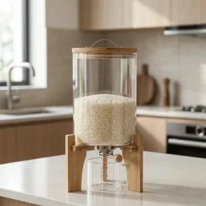 جابرنجی پیرکس پایه بامبو 5 لیتری