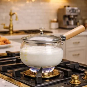 شیرجوش پیرکس دسته چوبی کد 30247